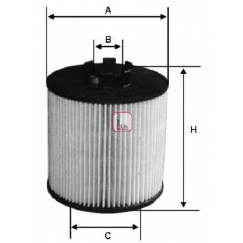 S 5047 PE SOFIMA Фільтр оливи